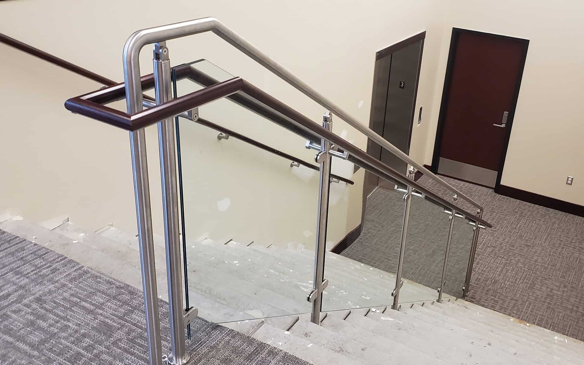 Balustrade handrail installation in London